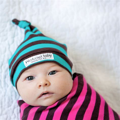 Our New Striped Collection Beanie Hat 1295 Cocoon Swaddling Blanket