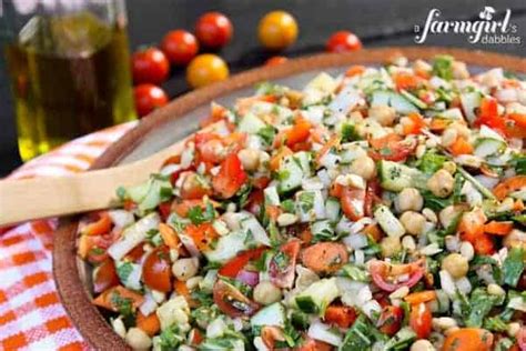 Mediterranean Chopped Salad A Farmgirls Dabbles