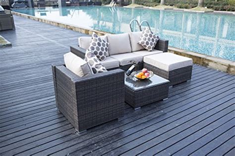 Collection by steve ocholi • last updated 12 weeks ago. YAKOE Rattan 5-Seater Garden Furniture Sofa Table Chairs ...