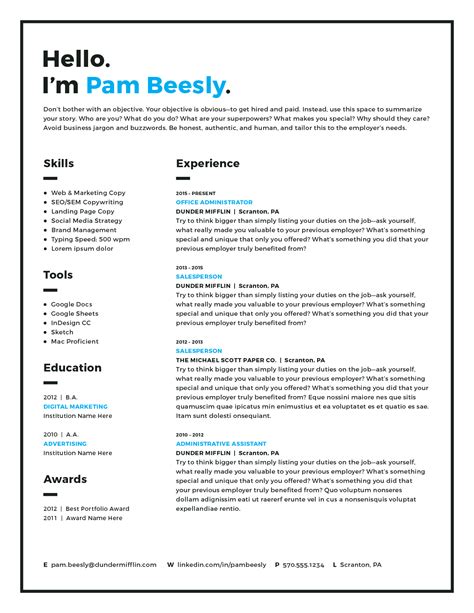 Also will give ideas and strategies to develop your own resume. Resume Template | Modern Resume | Resume PDF | CV Template | Resume Template for Mac | Resume ...