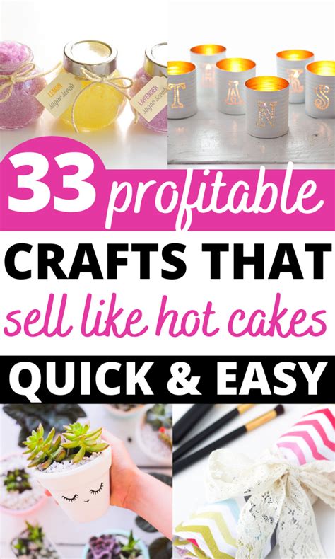 33 crafts to make and sell for profit in 2021 profitable crafts money making crafts easy