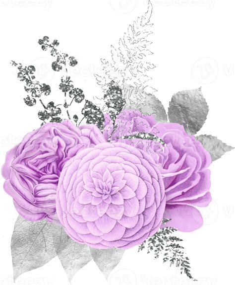 Watercolor Floral Bouquet 9666081 Png