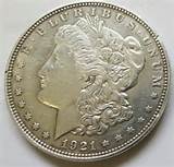 Silver Value Morgan Dollars 1921 Photos