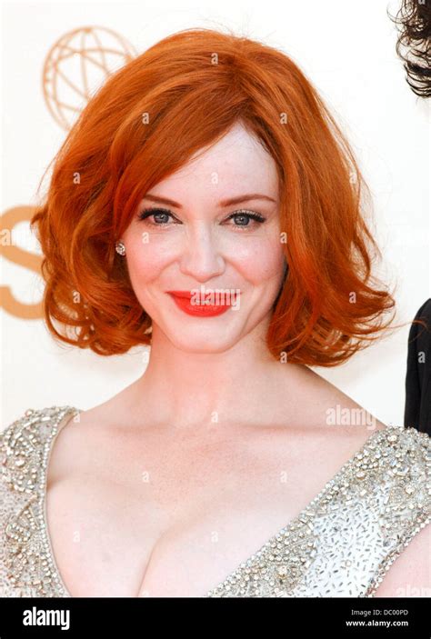 Christina Hendricks The 63rd Primetime Emmy Awards Held At The Nokia Theater Arrivals Los
