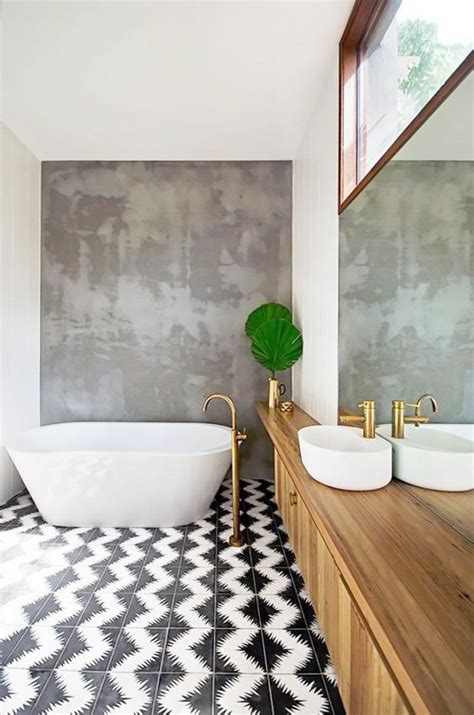 Be creative in your choice of wall and floor tile to create a seamless. 41 Cool Bathroom Floor Tiles Ideas You Should Try - DigsDigs