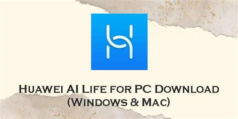 Download Huawei Ai Life For Pc Windows 111087 And Mac