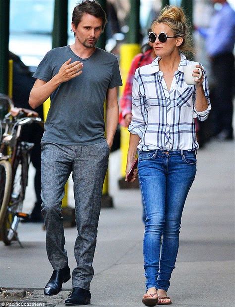 Friendly Exes Kate Hudson And Matt Bellamy Were Spotted Enjoying A Leisurely Stroll In Th