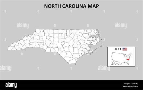 North Carolina Map State And District Map Of North Carolina Political