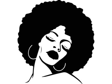 Afro Woman Svg Princess Queen Afro Hair Beautiful African Etsy