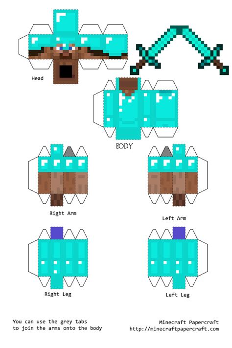 Minecraft Papercraft Guide Papercraft Skins Images And Photos Finder