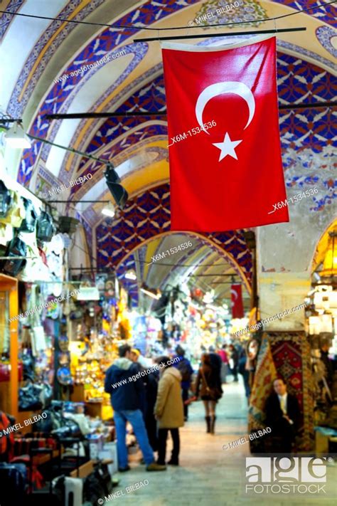 Street In Grand Bazaar Istanbul Turkey Stock Photo Picture And