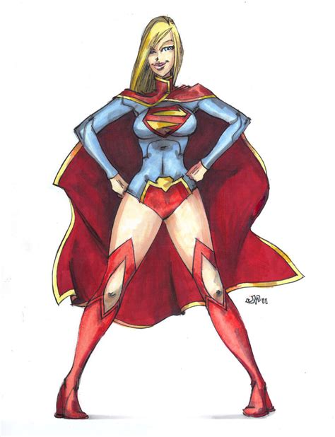 Sketch New52 Supergirl By Jasinmartin On Deviantart