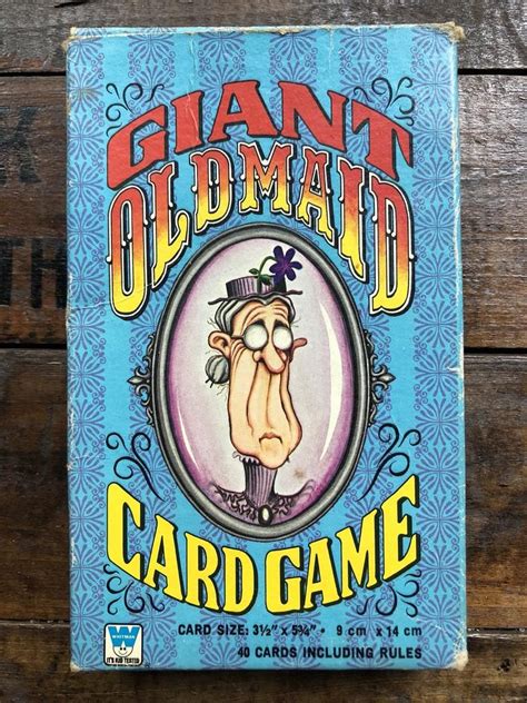 Players try to avoid being stuck with the old maid, or the unpaired card in the deck. Giant Old Maid Card Game Whitman Vintage 1978 | Etsy en 2020 | Disenos de unas, Rulo
