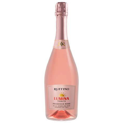 Ruffino Lumina Prosecco Doc Italian Rose Sparkling Wine 750 Ml Bottle Shop Wine At H E B