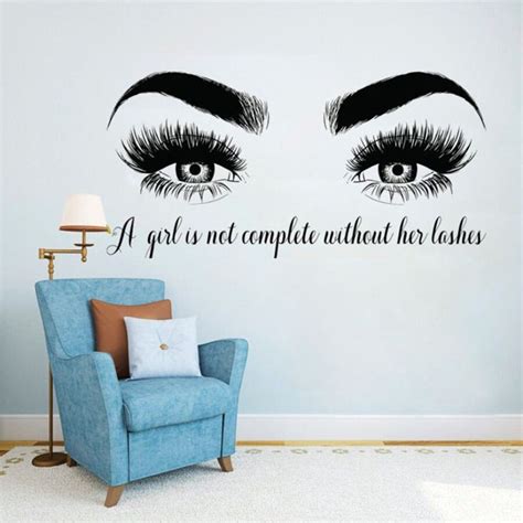 Definition of bedroom eyes in the definitions.net dictionary. "Lashes Eyes Vinyl Wall Sticker Beatuy Salon Quotes ...
