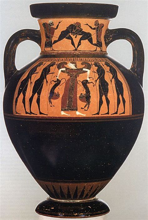 Artemis Potnia Theron. Griekse vaas uit het Antiken Museum in Basel