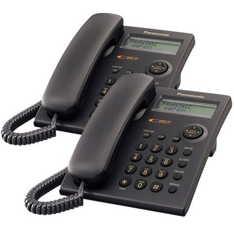 Panasonic Kx Tsc11b Wall Mountable Corded Telephone With Caller Id