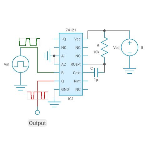 Monostable Multivibrator With 74121