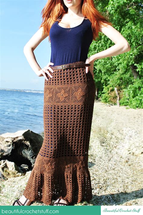 Crochet Maxi Skirt Free Pattern Beautiful Crochet Stuff