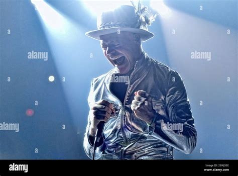 Gord Downie Lead Singer Of Canadian Rock Band Tragically Hip Performs