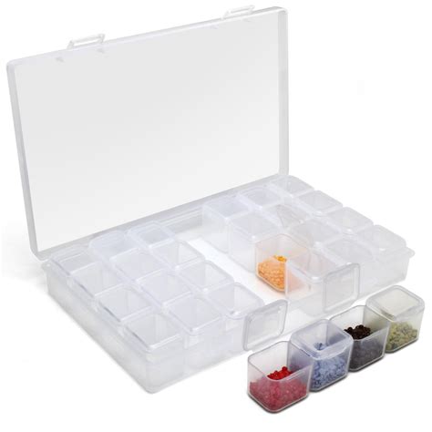 28 Diamond Painting Storage Boxes Bead Organizer Tray Art Beads