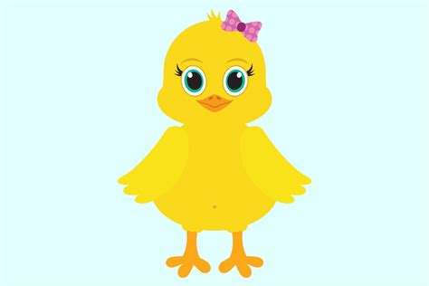 Cute Girl Chick With Easter Eggs Easter Svg So Fontsy