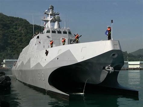 The Taiwan Navy Just Unveiled A Stealth Missile Warship Dubbed The