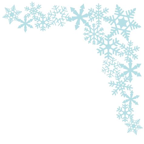 Snowflake Christmas Border Cut File Svg Dxf Png Etsy