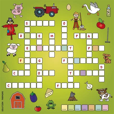 Here you can find easy crossword puzzles for children and students in elementary and middle school. Crossword Puzzles for Kids