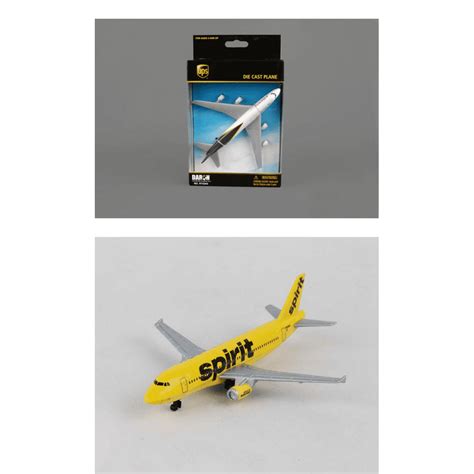 Ups Spirit Airlines Diecast Airplane Package Two 55 Diecast Model