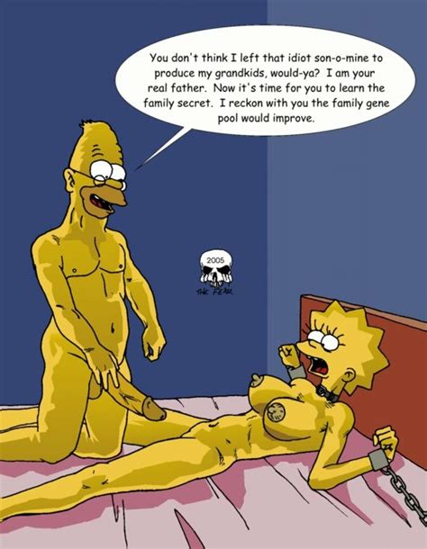 Rule 34 Abraham Simpson Bed Bondage Breasts Chain Color