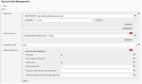 GitHub Jenkins Setting Up Webhooks Gcube Wiki