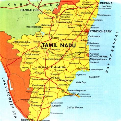 Railway network map of tamilnadu showing the railway lines flow in and out side if tamil nadu. VIAJEROS EN INDIA: abril 2013