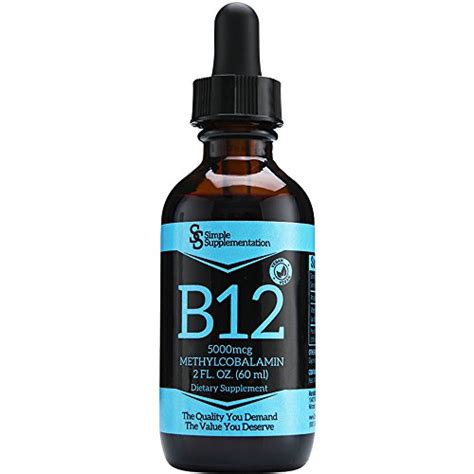 Quality Vitamin B12 Liquid For Less A Full 60 Servings X 5000mcg Extra Strength Sublingual