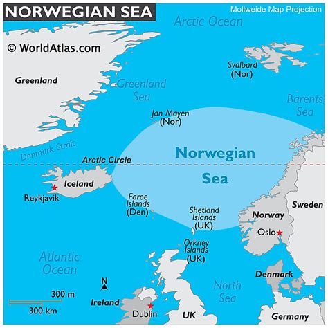 Norwegian Sea Map