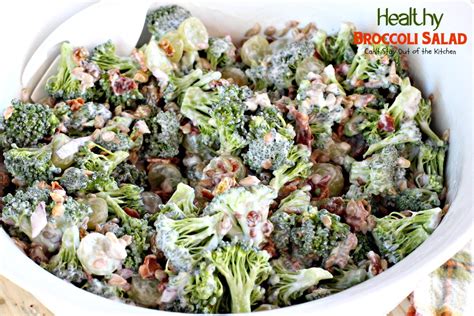 Broccoli is a great source of vitamins c and k, and it provides a great crunchy element in these sides. Healthy Broccoli Salad - Can't Stay Out of the Kitchen
