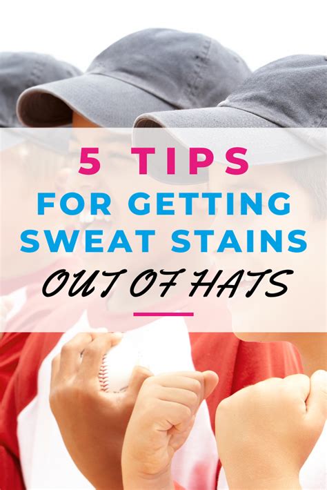 5 Tips For Getting Sweat Stains Out Of Hats Sweat Stains Cleaning Sweat Stains Remove Sweat