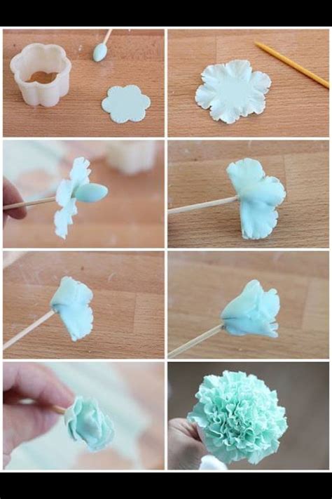 fondant flower artofit fondant flower tutorial fondant flowers sugar paste flowers