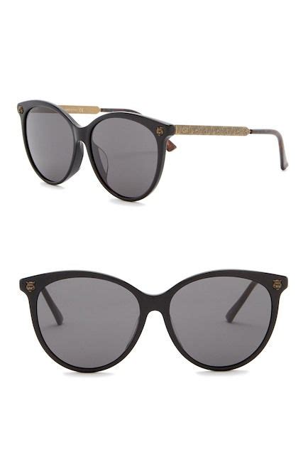 image of gucci 57mm round sunglasses round sunglasses sunglasses square sunglass