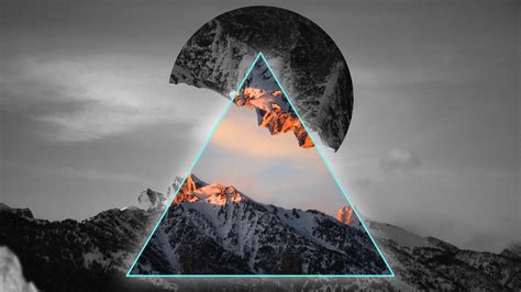 Geometric Mountains 4k Wallpapers Wallpapers Hd