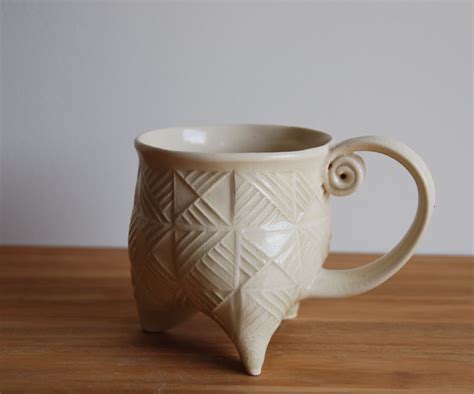 Tripod Mug Ceramics Ideas Pottery Slab Pottery Pottery Cups Ceramic