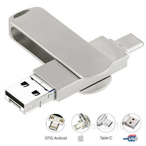 1tb 256gb Otg Usb 30 Flash Drive Memory Stick Type C 4in1 For Iphone