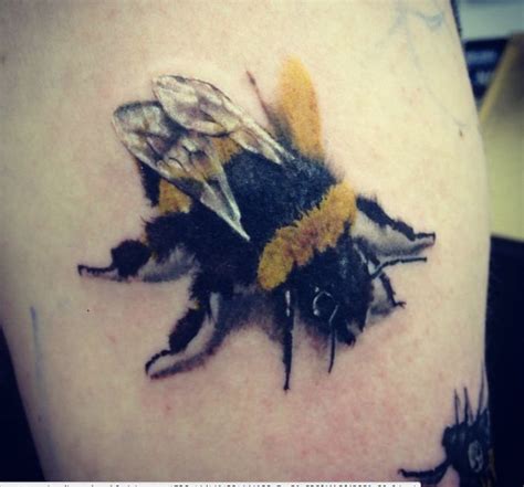 Realistic Bumble Bee Tattoos Bumble Bee Tattoo Bee Tattoo Meaning