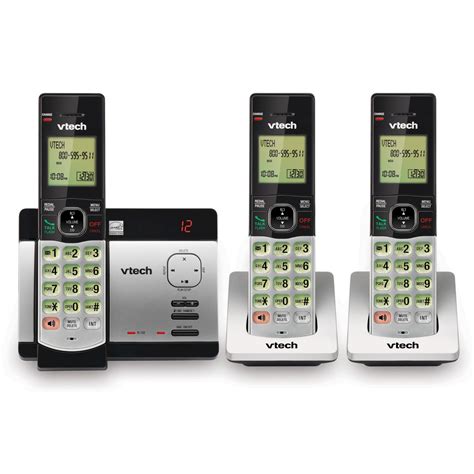 Vtech Cs5129 3 Dect 60 Expandable Cordless Phone System With 3