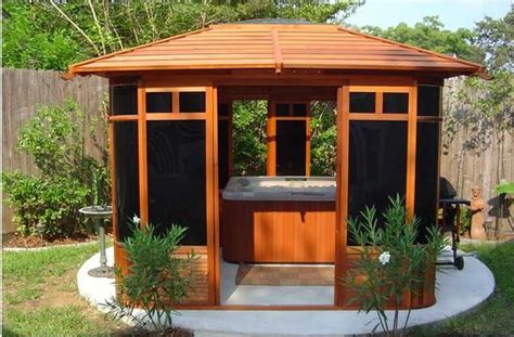 In fact, the hot tub would look rather odd and lacking without a proper enclosure. 63 Hot Tub Deck Ideas: Secrets of Pro Installers ...