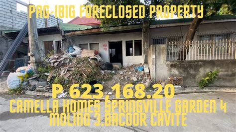 Camella Homes Springville Garden Bacoor Cavite Murangbahay Pagibigforeclosed Property