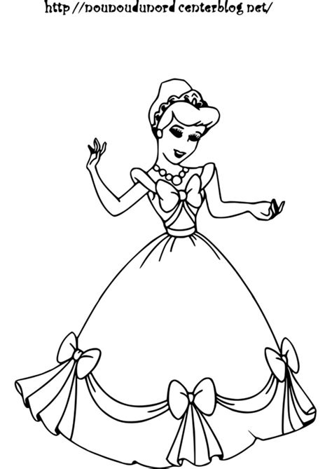 Coloriage204: imprimer coloriage princesse