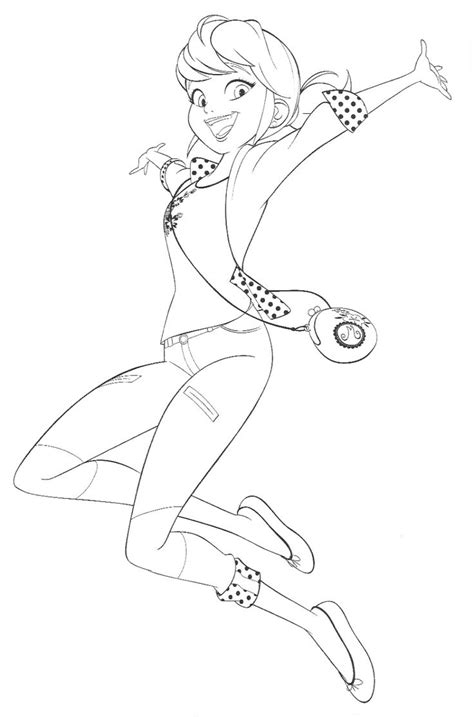 75 new pictures in the largest collection. Miraculous Ladybug Marinette coloring pages free ...