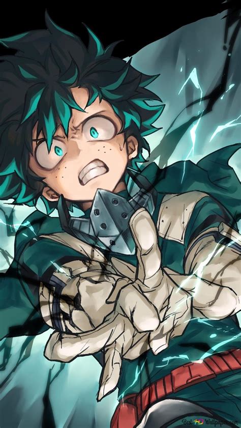 Izuku Midoriya Deku Remastered Version My Hero Academia Minecraft Skin