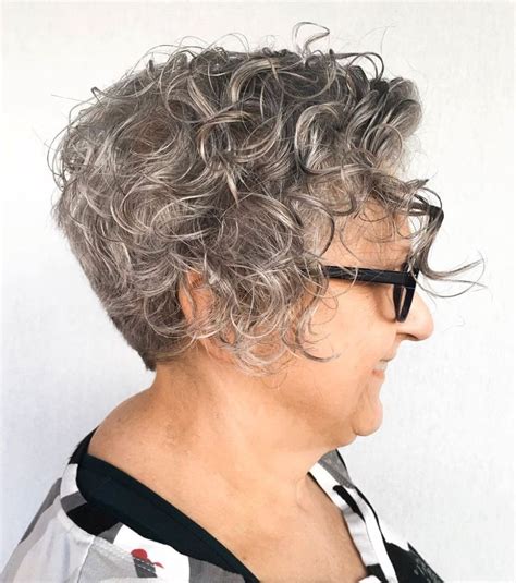 Best Short Curly Hairstyles For Grey Hair Short Grey Hair Hairstyles